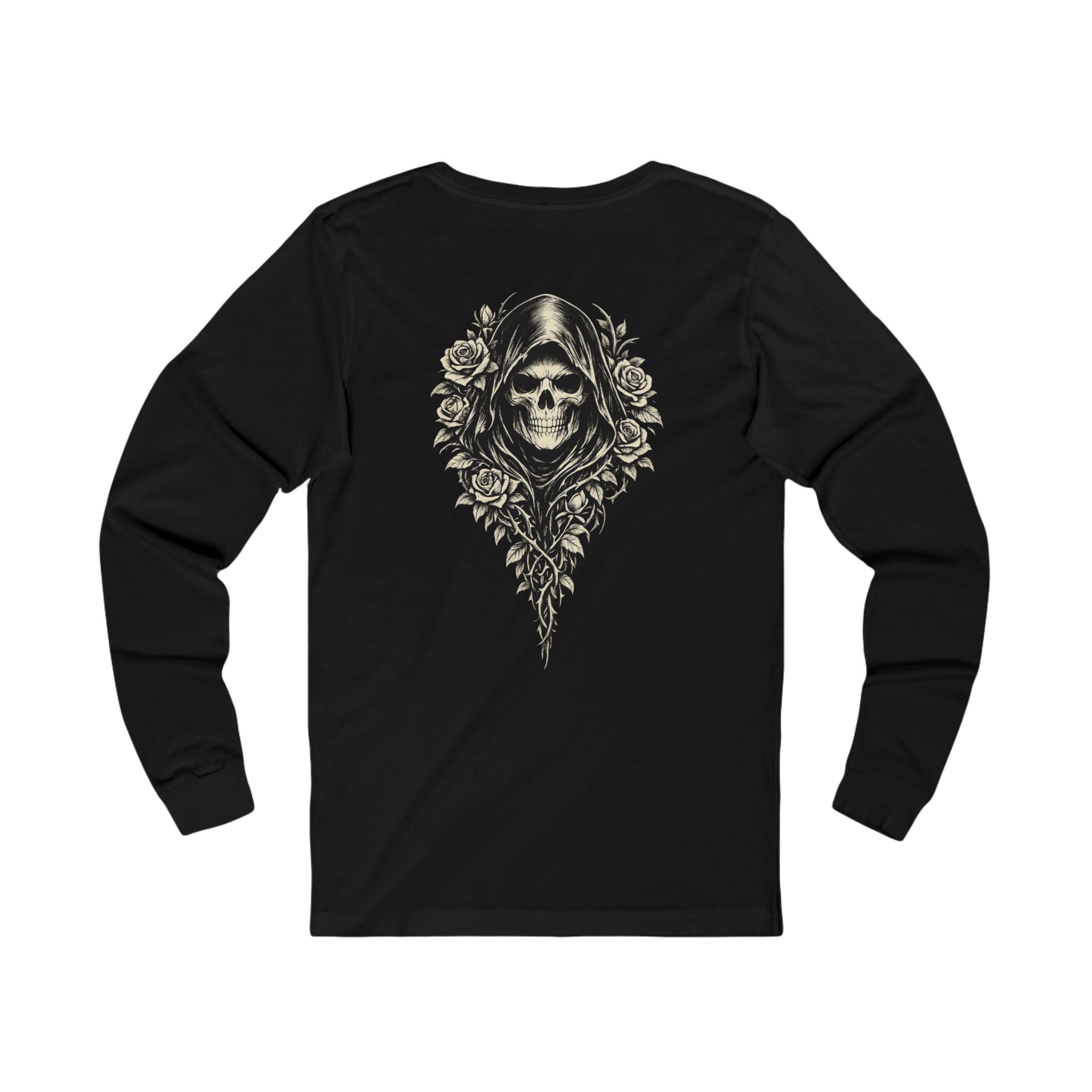 Skull and Roses Long Sleeve Tee
