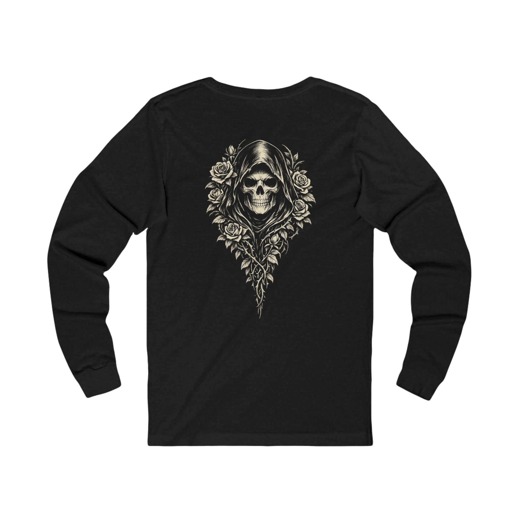 Skull and Roses Long Sleeve Tee